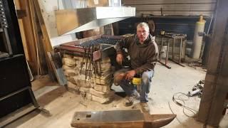 The Finished Stone Forge In The Timber Frame