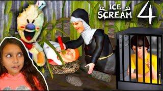 ЧЕТВЁРТАЯ ЧАСТЬ МОРОЖЕНЩИКА ICE SCREAM 4 vs ICE SCREAM 3! РОД ПОЛИЦЕЙСКИЙ МОРОЖЕНЩИК 3 и 4 Валеришка