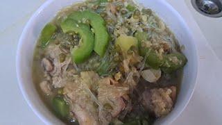 kunyang cook  her food pilipino dish  monggo  with sotanghon #ofwlife @mareibvlogs