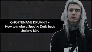 FIRST GHOSTEMANE Drum Kit! - HOW TO MAKE A SPOOKY DARK BEAT LIKE GHOSTEMANE  IN UNDER 9 MINUTES.