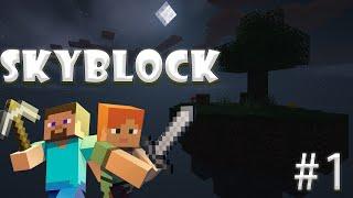 ЛП Выживание с другом на карте SkyBlock в Майнкрафт #1