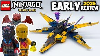 Ras & Arin's Super Storm Jet EARLY 2025 Review! Ninjago Dragons Rising Set 71833