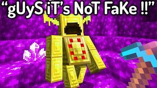 The FUNNIEST FAKE Minecraft Speedruns EVER...