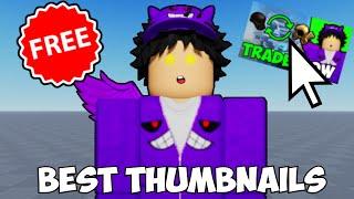 UPDATED 2024! How To MAKE The BEST FREE THUMBNAILS! (ROBLOX)