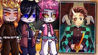 Hashira + Upper Moons React To Tanjiro // Demon Slayer // Gacha Rose