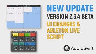 Update - What's New in AudioSwift Version 2.3.4 Beta? - Now with Ableton Live Control Script