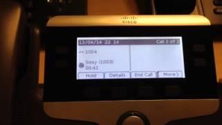 Cisco 7841 shared line multiple calls on hold