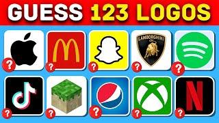 Guess the Logo in 3 Seconds | 123 Famous Logos | Logo Quiz ulaib 2024