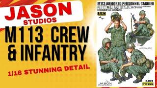 Jason Studios 1/16 M113 crew and figures