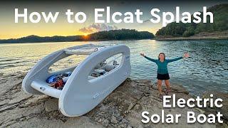 Electric Boat Adventure: GoSun Elcat Splash How To Guide | Eco-Friendly Boating Fun!