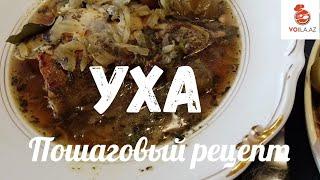 УХА. ВКУСНЫЙ, ПИТАТЕЛЬНЫЙ, ЛЕГКИЙ СУП С СУДАКОМ. FISHERMAN SOUP. English subtitles. UXA.