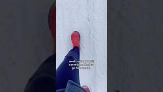 Snow Run With Me! | RunningGeekGirl #youtubeshorts