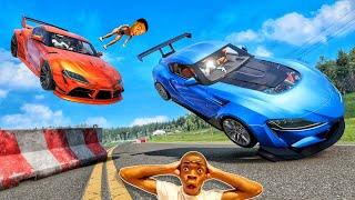 Toyota Supra A90 Funny Moments  - [BeamNG.Drive]