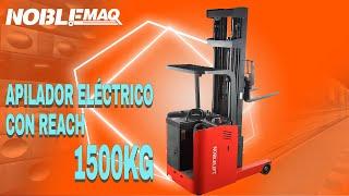  Apilador Eléctrico con Reach Noblelift RT 15ST | Noblemaq