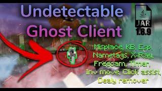 [️UNDETECTABLE] New best Minecraft 1.8.9 Ghost Client(Misplace, KB, Esp, X-Ray, Freecam, Timer...)