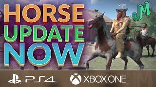 Horses Update NOW!  Rust Console  PS4, XBOX