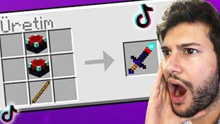 VİRAL minecraft TİKTOK hilelerini test ettim 4!