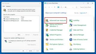 Add the Advanced User Options Setting to the Windows Control Panel