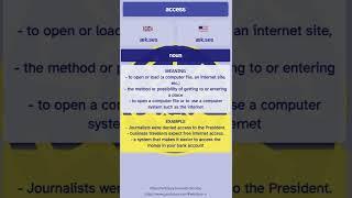 Learn the Word 'Access' - English Vocabulary Flashcards | Expand Your English Skills
