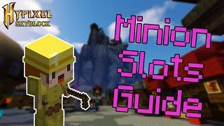 More Minion Slots Guide | Hypixel SkyBlock [Ger/Eng Sub]