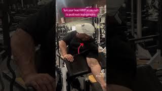 Grow BIGGER BICEPS with proper neck alignment #viral #viralshort #short #gym #workout #bodybuilding
