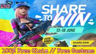 Share to win freefire new event 100% guaranteed