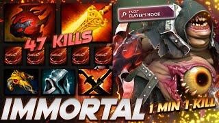 PUDGE 1 MIN 1 KILL Immortal Buthcer - Dota 2 Pro Gameplay [Watch & Learn]