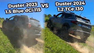 2024 Dacia Duster 1.2 TCe VS 2023 Duster 1.5 dCI Offroad Test