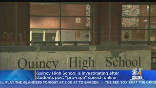 Quincy High School Students Accused Of Posting 'Pro-Rape' Speech Online