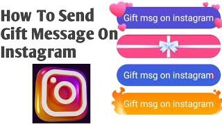 How to send gift message on instagram (new update)2023