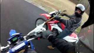 Honda CRF250L vs Yahama WR250R RACE!!!!