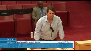 Las Vegas City Council does a public hearing on Casinos and gambling. US Citizens air their views.