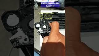 заправка тонер-картриджа Canon 069 #шорты