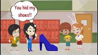 Mina Wants New Shoes - Animated Story - Mina English - Normal English - improve English