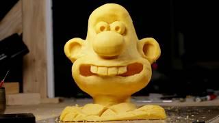 Cheese Wallace ("Wallace & Gromit" - Stop Motion Sculpture)