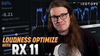 Master loudness for streaming in 2025 with RX 11 Loudness Optimize