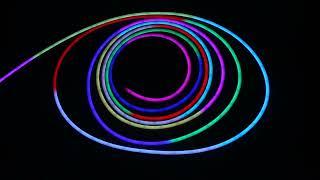 5m Side Bend Digital Pixel RGB LED Neon Flex - Color Changing Neon Strip Light