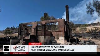 Video of homes destroyed by the Davis Fire