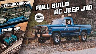 Fully Custom RC Jeep J10 Project with 3D Printed Chassis!  But Will it Work?