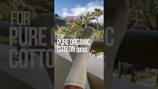 100% Pure Organic Cotton Socks #organiccotton #chemicalfreeliving #organicfabric #fashion #ootd