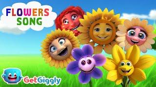 Flowers song|Flowers for kids| GetGiggly Nursery Rhymes and Kids Songs