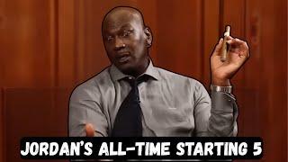 Michael Jordan REVEALS his All-time Starting 5