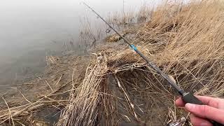 Рыбалка на маныче. Мартовская щука на спиннинг. Новая палка narval river dance