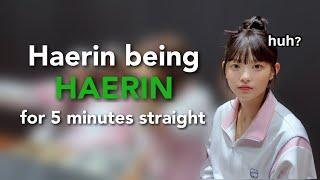 Haerin being HAERIN for 5 minutes straight | NewJeans