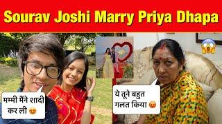 Sourav Joshi Marry Priya Dhapa  | Sourav Joshi Marriage  | Sourav Joshi Ne Kar Li Shaadi 