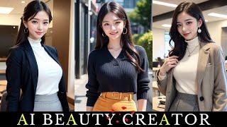 4K Aiart LookBook - OL美人秘書.396 397 | OL beautiful secretary | OL미인비서 룩북 | OL美女秘书 | thư ký xinh đẹp