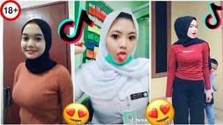 TIKTOK JILBAB KETAT NONJOL GOYANG HOT SEXY TERBARU | TIKTOK JILBOOBS ID