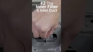 4 Must Clean Parts LG Washer Dryer Combo #lg #laundry  #cleaningtips #howto #cleaning