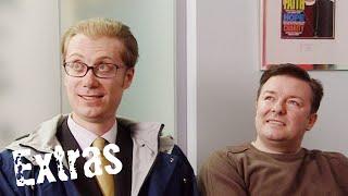 Ricky Gervais and Stephen Merchant's New Sitcom! | Extras | BBC Comedy Greats