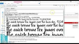 Silhouette Studio: How to upload FREE FONT!